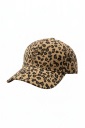 cappello in costina leopardo